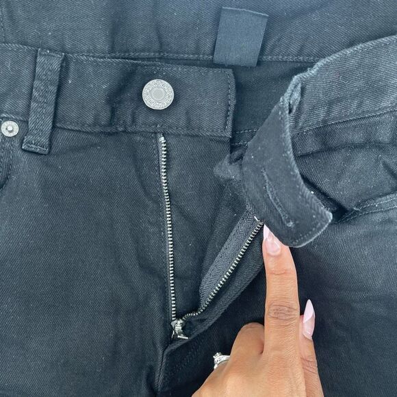 &Denim H&M Men’s Black Slim Fit Stretch Skinny Denim Jeans Size 30 - Picture 8 of 11